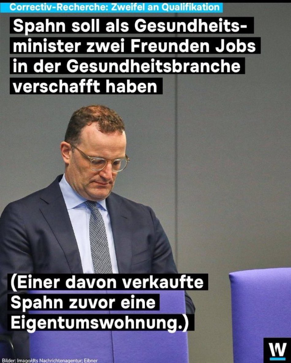Jens #Spahn hat seinen Amtseid gebrochen. Ich will keinen Untersuchungsausschuss, ich will ein Gerichtsverfahren!