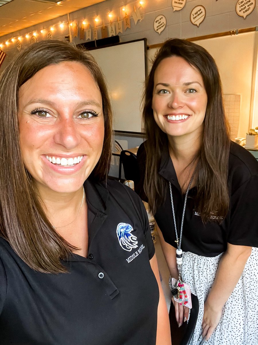 Kendra Amis (@msamis_math) on Twitter photo Flight school to welcome our new eagles and another open house with my bestie!
We are ready for another great year <a href="/ElkoMiddle/">Elko Middle School</a> 🩵🦅 Flight school to welcome our new eagles and another open house with my bestie!
We are ready for another great year <a href="/ElkoMiddle/">Elko Middle School</a> 🩵🦅