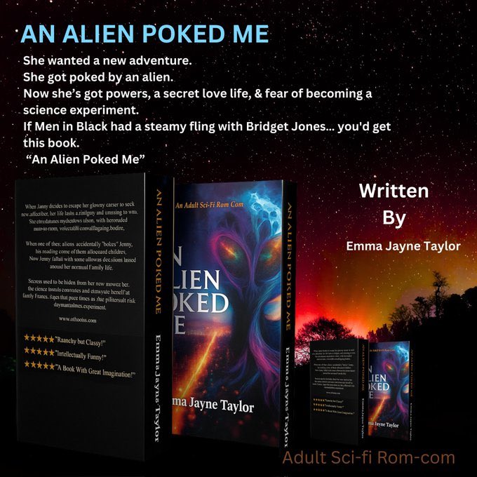 An Alien Poked Me! 

Written by Emma Jayne Taylor.
Pick up your copy today: -amazon.co.uk/Alien-Poked-Me…

<a href="/nic_moneypenny/">Moneypenny</a> 
<a href="/rosscoulthart/">Ross Coulthart</a> 
#aliens
#uaps 
#uap 

(Marketing image by <a href="/real_Davisray/">Raymond Davies</a> )