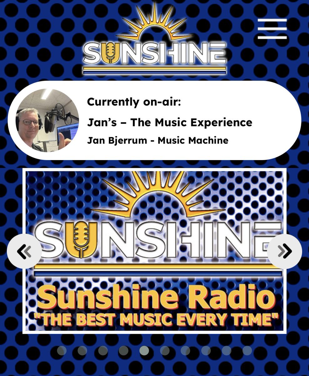 Thanks a million Jan Bjerrum who is giving FEEL THE HEAT a spin this afternoon on sunshine-radio.co.uk cheers pal I really appreciate the support 😎🎶🤙 #songwriter #singer #musician #music #soloartist #art #michaelandrews #feeltheheat