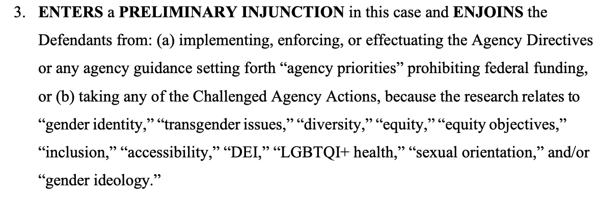 Another loss in court for Trump's "gender ideology" executive order, as a federal judge in MD blocks grant terminations the administration had pursued tied to a number of LGBTQ+ terms 
storage.courtlistener.com/recap/gov.usco…