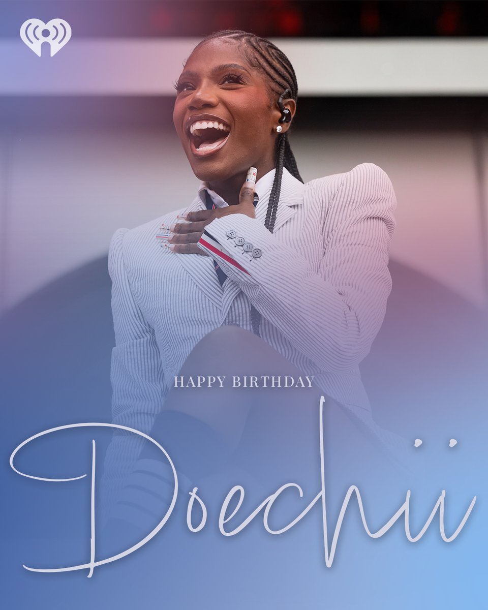 iHeartRadio's tweet photo. Happy birthday to THEEE Swamp Princess!! ❤️🎉🐊

Listen to #Doechii: https://t.co/Vxlu8FCNA1 https://t.co/aC5V7qWgBk