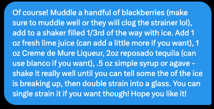 Amanda Atwell (@amandamatwell) on Twitter photo Have not gotten the chance to make a video so here is the recipe for my Miss Rev-arita I made on <a href="/Moving_Goalpost/">Moving Goalposts Podcast</a> this week! Definitely one of my favs thus far and came out to the perfect color for all my Aggie friends who need a drink for the fall! Have not gotten the chance to make a video so here is the recipe for my Miss Rev-arita I made on <a href="/Moving_Goalpost/">Moving Goalposts Podcast</a> this week! Definitely one of my favs thus far and came out to the perfect color for all my Aggie friends who need a drink for the fall!