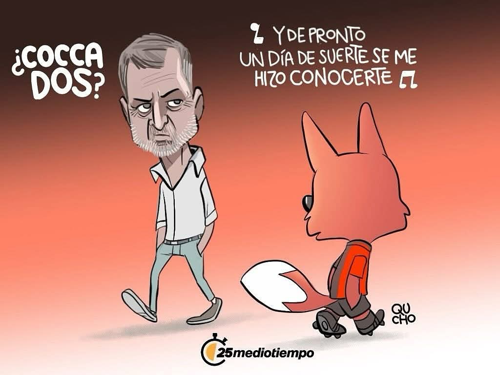 MonerosFut's tweet photo. Cocca dos...
CARTÓN: @qucho
#MonerosFutboleros #Qucho https://t.co/cowxD69fGt
