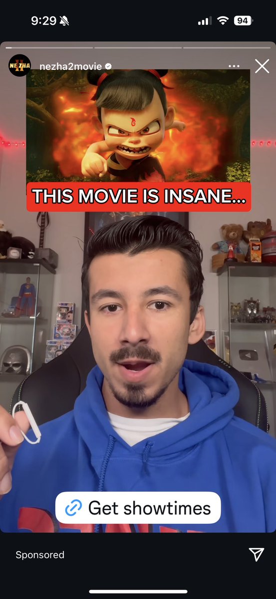 Just had the biggest jump scare ad on ig