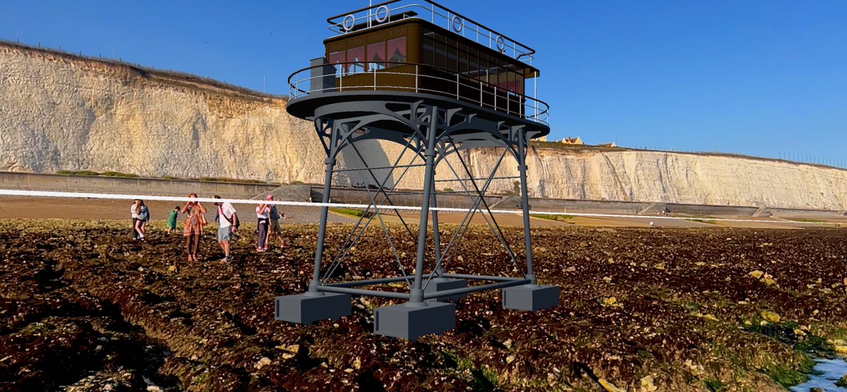 BrainAnalyser's tweet image. This Saturday at 3 pm we depart on a 1-mile guided walk, historical talk and life-size viewing of &quot;The Daddy Long Legs&quot;, the electric train from 1896 that ran through the sea for 5 years in Brighton - do book tickets #augmentedreality #Daddylonglegs eventbrite.co.uk/e/the-daddy-lo…