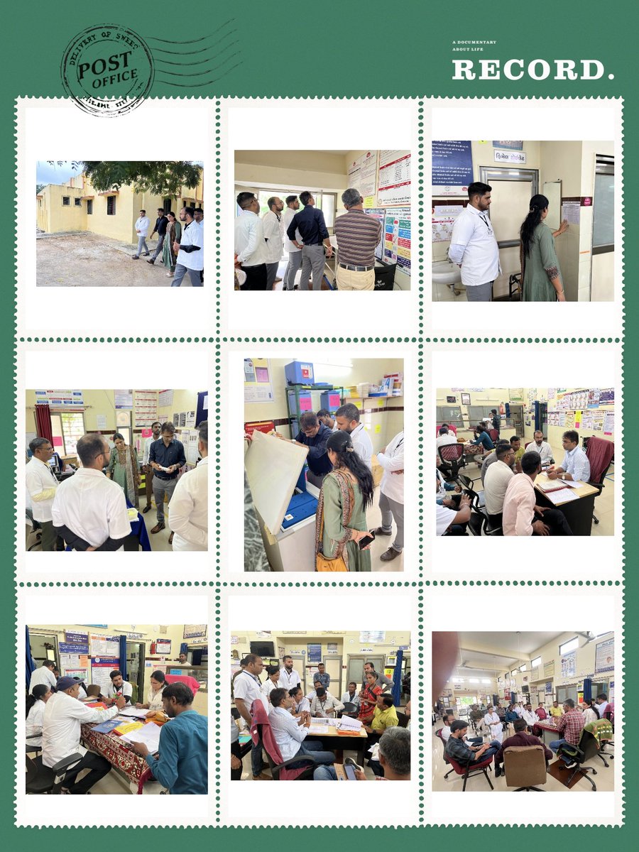 PKhedva's tweet photo. આજરોજ પ્રા. આ. કેન્દ્ર ખેડવા ખાતે બે દિવસીય નેશનલ ક્વાલીટી એસેસમેન્ટ NQAS  સંપન્ન થયેલ જેમાં કર્મચારીઓએ અથાક મહેનત અને સમન્વયથી ઉત્સાહપૂર્વક કામગીરી કરી ટીમવર્કની ભાવના દાખવી વિભાગમા હકારાત્મક સંદેશ પ્રસરાવેલ હતો. https://t.co/cz4MCx0Ei0
