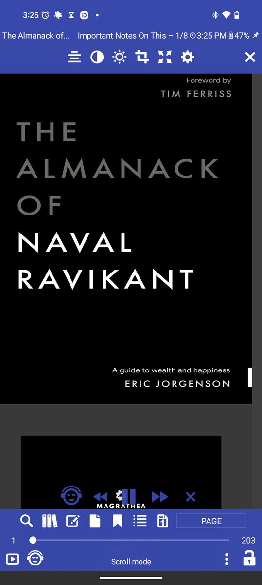 YINUSA π (@yinusaweb3) on Twitter photo Current read
After richest man in Babylon this is fast on the way to being the most useful book yet. About 30% through. So, so good
<a href="/naval/">Naval</a> π
Would you like a series where I share my thoughts on my current reads? Weekly/monthly how would you like it? Current read
After richest man in Babylon this is fast on the way to being the most useful book yet. About 30% through. So, so good
<a href="/naval/">Naval</a> π
Would you like a series where I share my thoughts on my current reads? Weekly/monthly how would you like it?