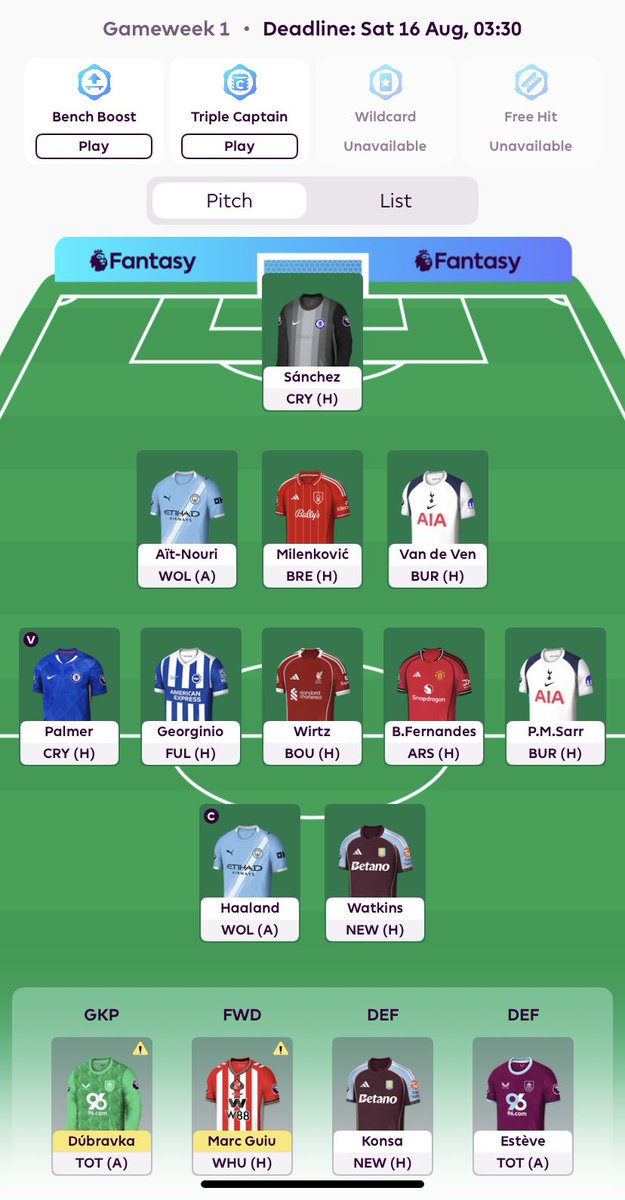 TylerT36559's tweet photo. @SuleimanFPL Do I switch Rutter to Anderson and upgrade sarr to reijnards? https://t.co/b2qx4ZP1cm
