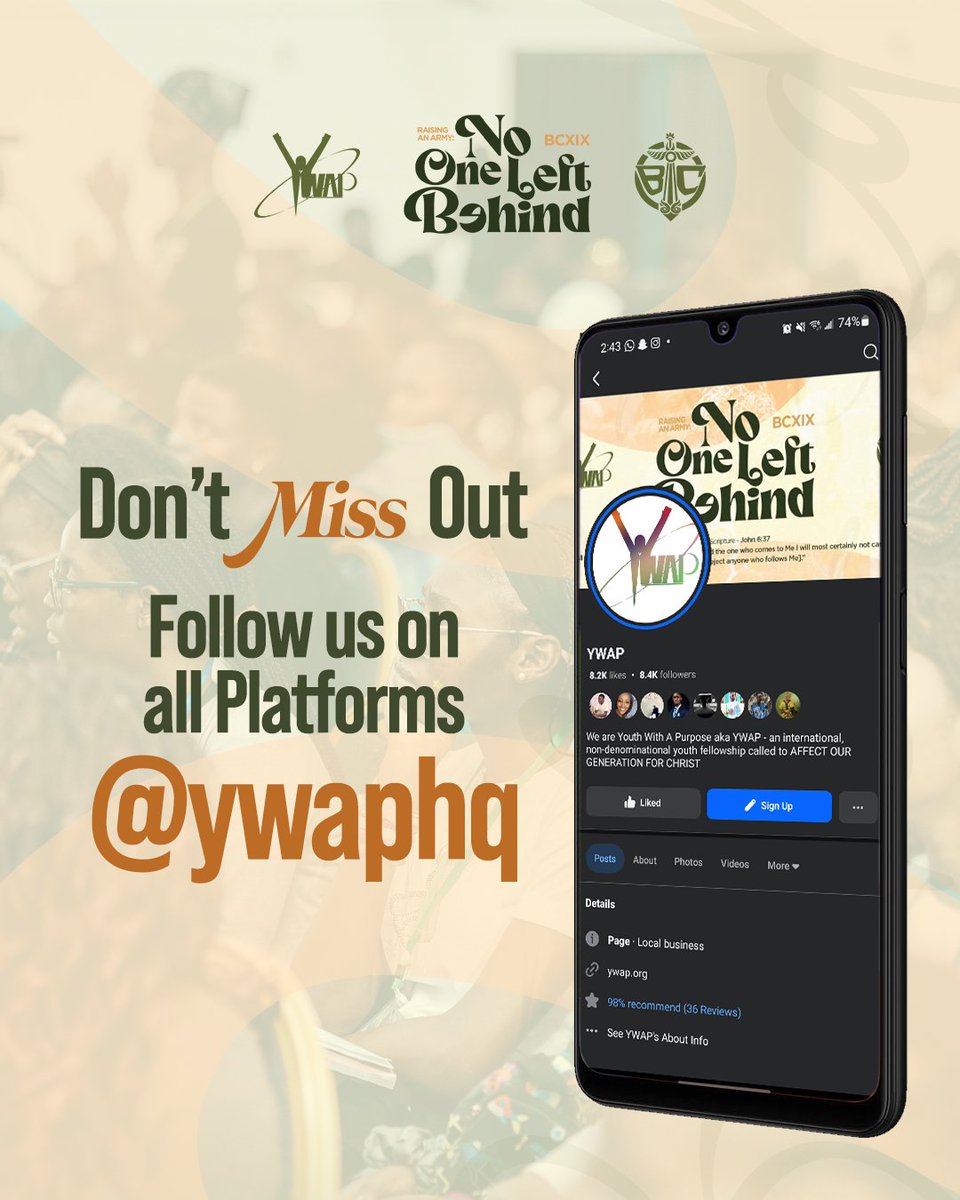 YWAPhq's tweet photo. To stay connected and up to date on the happenings of ywap, follow us on our socials— YWAPHQ 
#ywap 
#bcxix 
#boothcampxix 
#nooneleftbehind https://t.co/DkGZBQnfPy