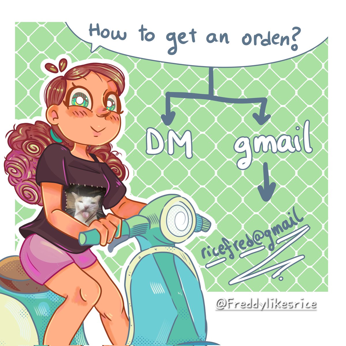 freddylikesrice's tweet photo. ⚙️ THIS IS HOW WE WORK:
1. Briefing (ideas + references)
2. Advance payment 💳
3. Approved sketch ✏️
4. Final artwork + minor adjustments
5. Delivery! 🎉

⏱️ Average time: 4-14 days  

#commissionartist #digitalart https://t.co/jKId3zXczn
