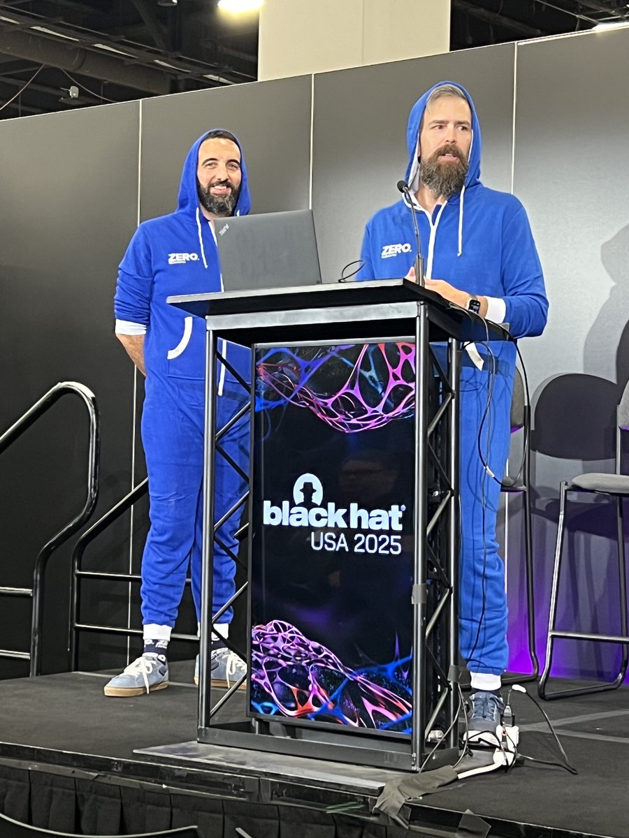 MasterSecJedi's tweet image. Finally settling back in from Black Hat last week.
I am still extremely ecstatic to have had the opportunity to present #blackhat2025 with my good friend and colleague @amirfrankel
Nothing like sharing how #microsegmentation can be made easy! Can not wait to do it again soon