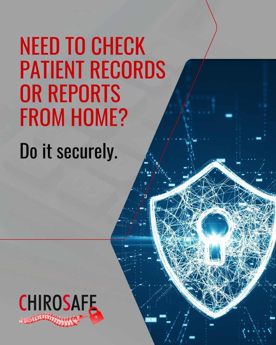 ChiroSafe's tweet image. Our HIPAA HITECH-compliant Secure Remote Access service ensures your chiropractic team can work safely from anywhere—without risking patient privacy.

Encryption. Compliance. Peace of mind.

(470) 567-1895
tinyurl.com/2mawt2c7
