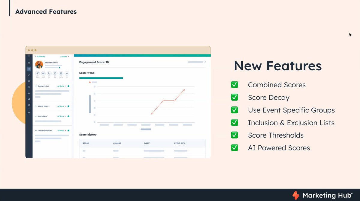 AdvancedHUG's tweet image. Lead Scoring in @HubSpot just got smarter🚀 

Now, identifying and prioritising your best leads is faster and more precise than ever. With smarter models and AI-assisted insights, your team can focus on the opportunities most likely to convert and close deals more efficiently.