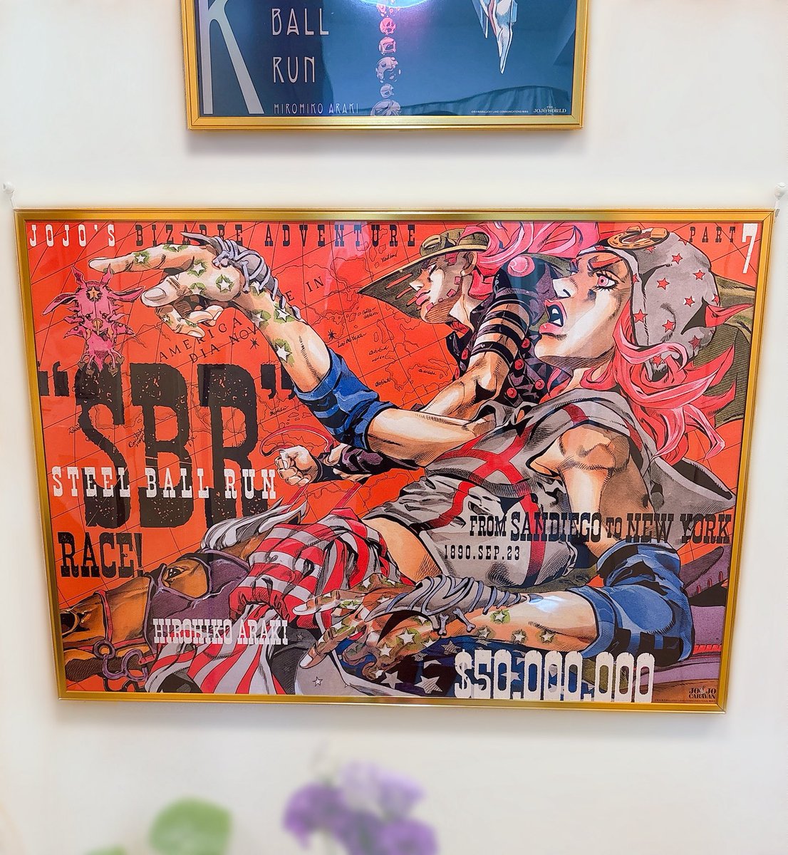 ジョジョワールドで買ったグッズ見て！ 7部ポスターはジョジョ