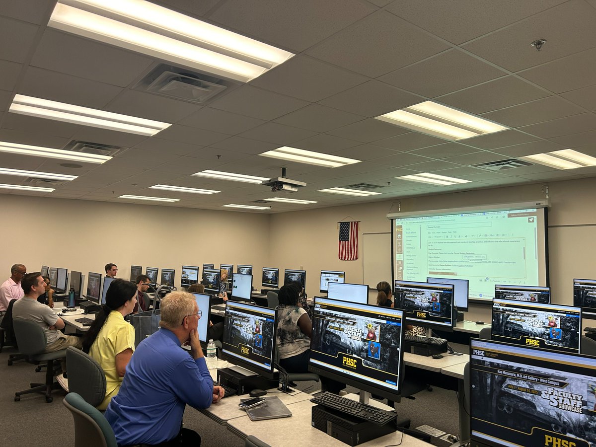 Team EIT had a blast welcoming our new full-time faculty at <a href="/PHSCedu/">#PHSCedu</a>! We were able to share our knowledge of <a href="/Canvas_by_Inst/">Canvas by Instructure</a> and eLearning. Welcome to Bobcat Country, new faculty! 
#welcoming #BackToSchool #newfaculty