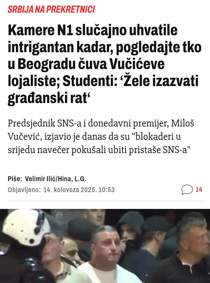 Nakon što ne mogu više s nikim ratovati, genocidaši su se okrenuli međusobno razračunati! 
Tko će dobiti ulogu "baba i nejači", a tko "ustaša" saznat ćemo uskoro 🙂