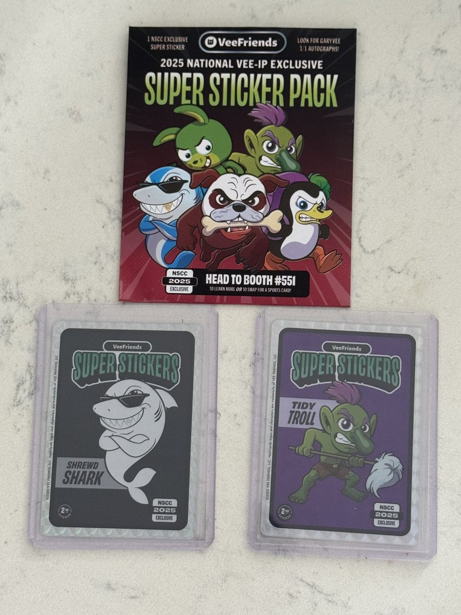 podcastssuck's tweet image. How’d I do @VeeFriendsCards fam?

@garyvee @veefriends #Veefriends