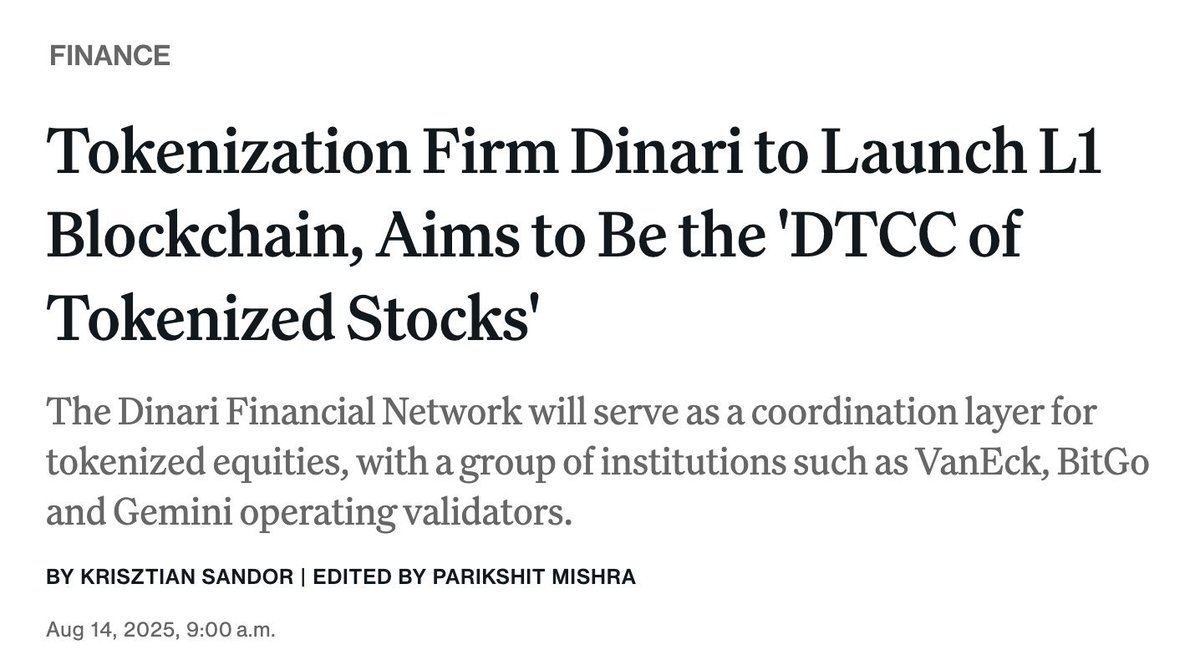 Corporate L1s are replaying L2 mania. Instead of colocating on shared, composable blockspace, they’re spinning up their own chains hoping to own the stack.

When P&amp;L reality hits and issuer monetization lags, expect most of these chains to rebundle back into major ecosystems that