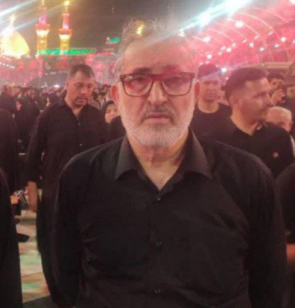 ‼️ Unofficial media sources revealed an unpublished photo documenting the last Arbaeen visit made by the martyred Major General Shdmani, commander of the khatam headquarters,to holy karbala before his martyrdom.‼️
