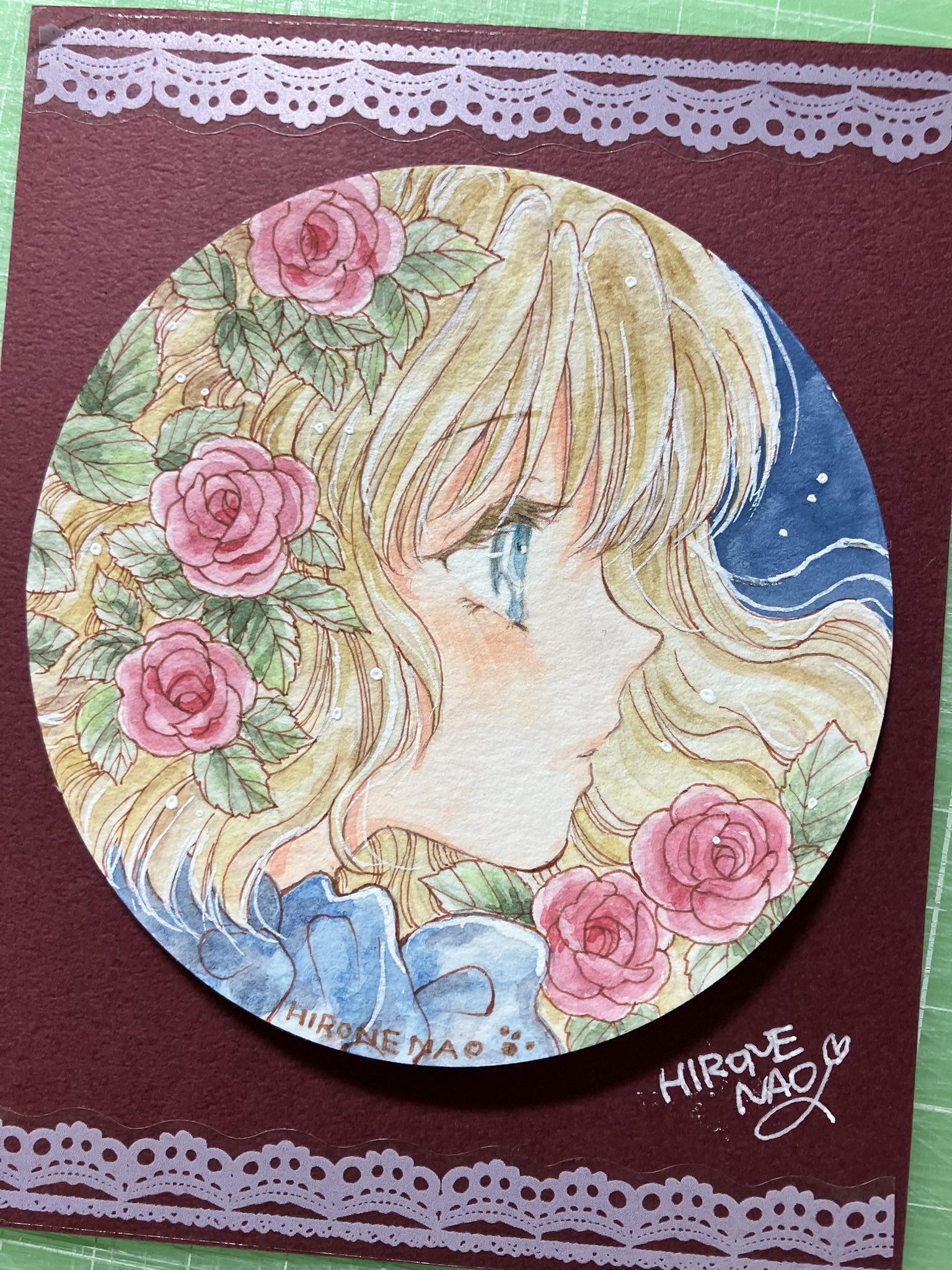 癒しの水彩画 1035 ガードレール 癒しの水彩画 1035 ガードレール 癒しの水彩画 1035