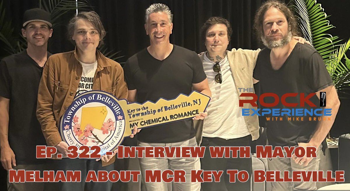 Mayor <a href="/michaelmelham/">Michael Melham</a> was kind enough to talk with me about the <a href="/MCRofficial/">My Chemical Romance</a> key to Belleville event at <a href="/MetLifeStadium/">MetLife Stadium</a> this past weekend, sharing so many funny &amp; great stories about the day and the lead up to the presentation!

Thank you Mayor!

👀➡️ youtu.be/9kBgpfr8lRs?si…