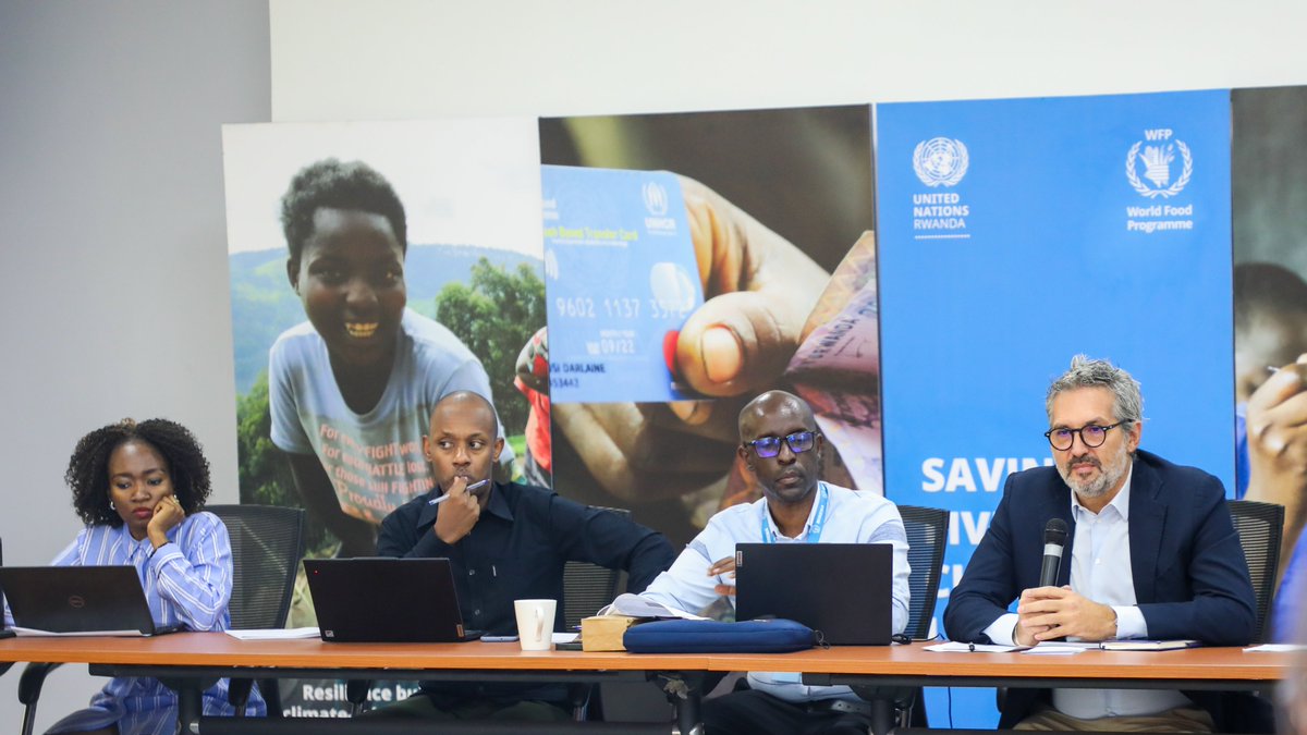 WFP_Rwanda_CD's tweet photo. Proud to see @WFP #Rwanda joining hands with Government, UN Agencies and partners to co-design the UN Joint Programme on #ClimateAction - a holistic approach including #cleancooking, agroforestry and nature-based solutions for food security and resilience. #SDG13 #SDG7 https://t.co/rv4QQeOarj