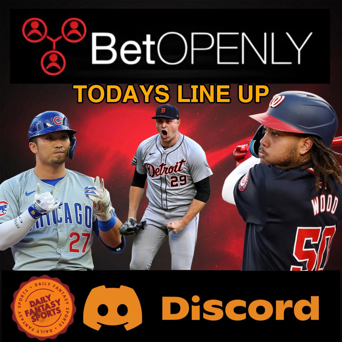 ᴘʜɪʟ 🍌 (@philsbananas) on Twitter photo Thursday is all about WINNERS. We have 3 of them today in the <a href="/BetOpenly/">BetOpenly.com</a> discord. So grab the only slip you need for today’s MLB here : discord.gg/phFNwerb
Suzuki, Skubal & Wood for all the 🤑
Might drop a dinger double in too. 🔥
Jump in FREE today. Stop missing out ‼️ Thursday is all about WINNERS. We have 3 of them today in the <a href="/BetOpenly/">BetOpenly.com</a> discord. So grab the only slip you need for today’s MLB here : discord.gg/phFNwerb
Suzuki, Skubal & Wood for all the 🤑
Might drop a dinger double in too. 🔥
Jump in FREE today. Stop missing out ‼️