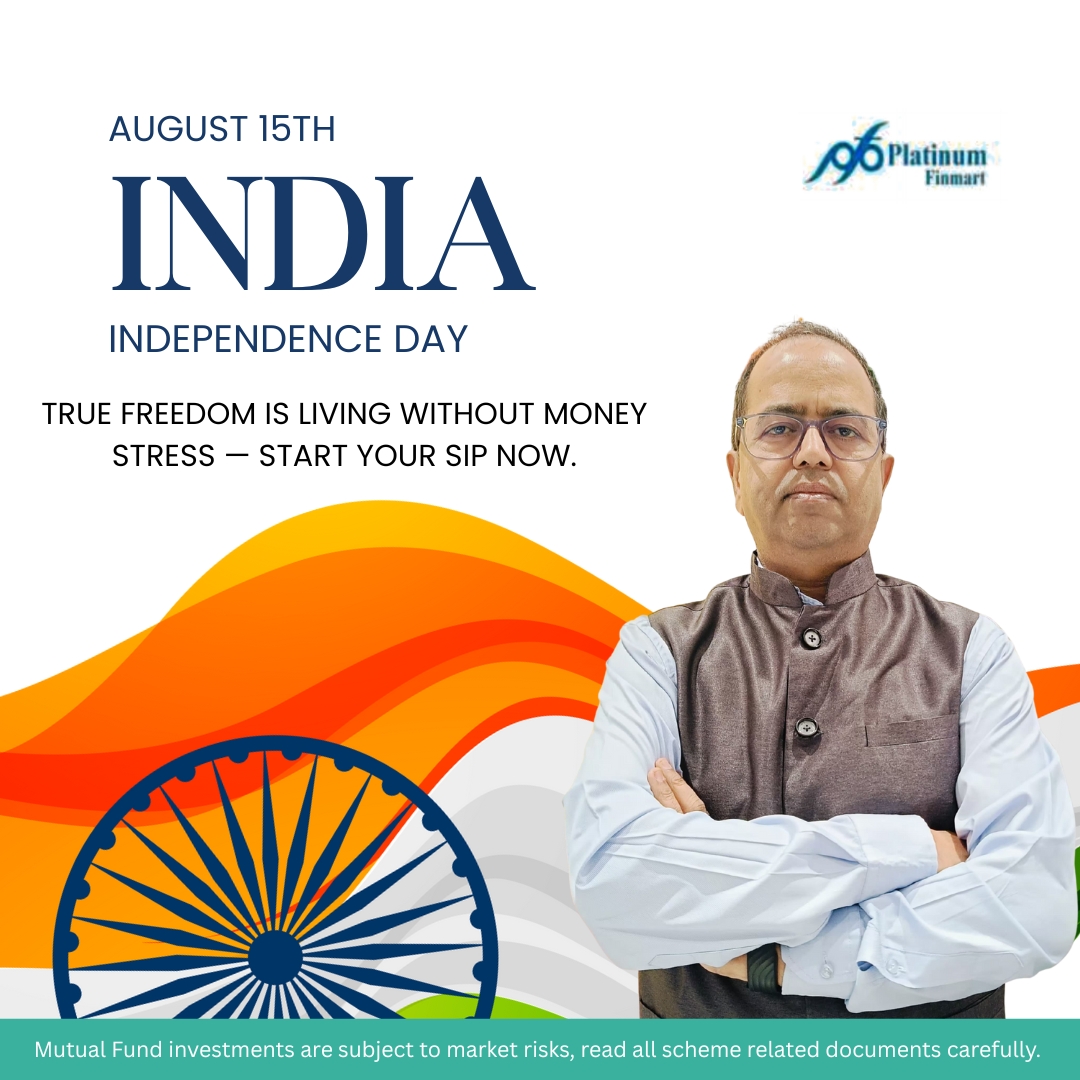 platinum499's tweet photo. 🇮🇳✨ Happy Independence Day! ✨🇮🇳

#🇮🇳 #IndependenceDay #FinancialFreedom #InvestSmart #WealthCreation #15August #PlatinumFinmart #SIP #MoneyGoals #FinancialPlanning #LiveStressFree #JaiHind https://t.co/BrI6wbwj20