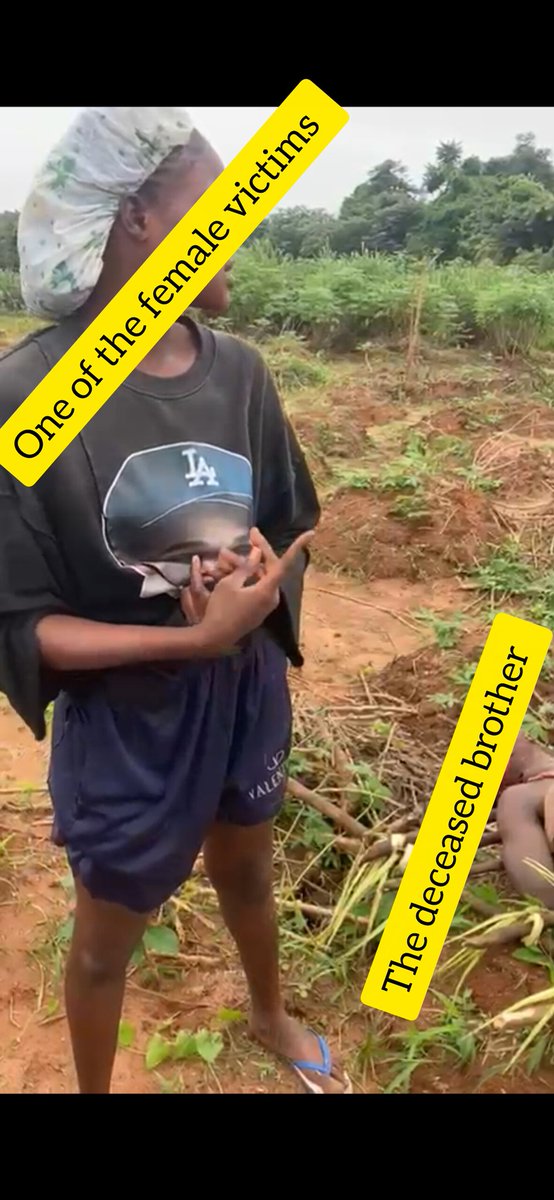 HarrisonBbi18's tweet photo. In Anambra State, a young boy and his two sisters were kidnapped. When the family could not pay ransom, the kidnappers committed unspeakable acts — ordering the boy to violate his own sister. He refused. In their cruelty, they k!lled him. https://t.co/Sxw29yK0EM