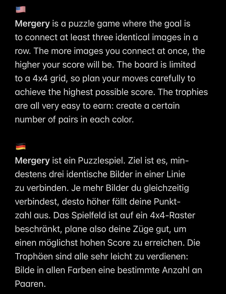 Robert2567 (@psn_robert2567) on Twitter photo #Review
๐ฎ Mergery โข PS5
๐ 23 Trophies | ๐ข Easy | โฑ ~10 min
๐๏ธ 1 Stack
๐ฐ $0.99 | ๐
Release: 06.08.2025
๐ค <a href="/cuditgames/">CUDIT Games</a>
instagram.com/p/DNVsaO6I6TF/โฆ #Review
๐ฎ Mergery โข PS5
๐ 23 Trophies | ๐ข Easy | โฑ ~10 min
๐๏ธ 1 Stack
๐ฐ $0.99 | ๐
Release: 06.08.2025
๐ค <a href="/cuditgames/">CUDIT Games</a>
instagram.com/p/DNVsaO6I6TF/โฆ
