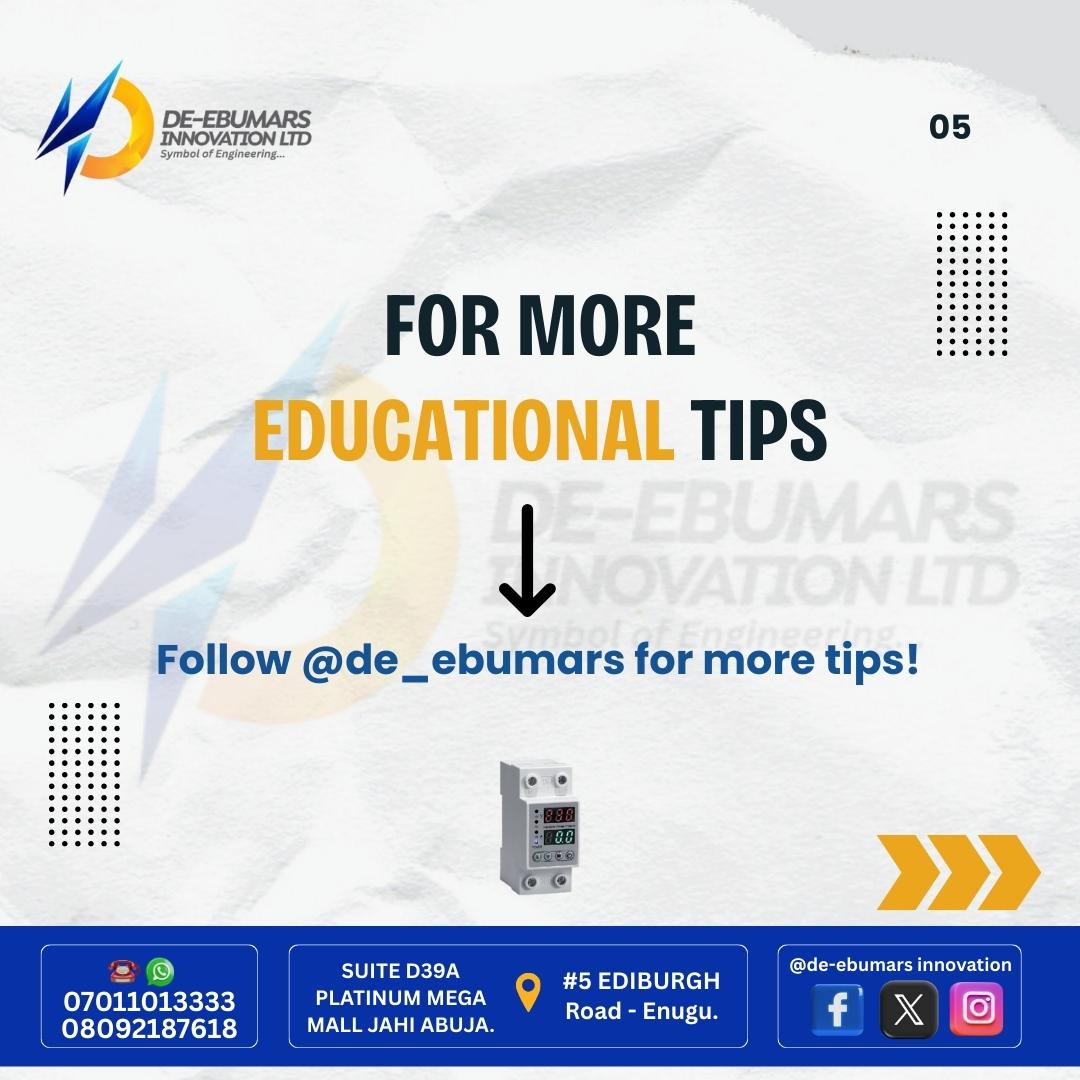 DeEbumars's tweet image. but crucial role helps prevent costly repairs, keeps equipment running reliably, and offers peace of mind in areas with frequent power issues.

#VoltageProtector #ElectricalSafety #PowerProtection #HomeSafety #ApplianceCare #EnergyProtection #PowerFluctuation #Electrica