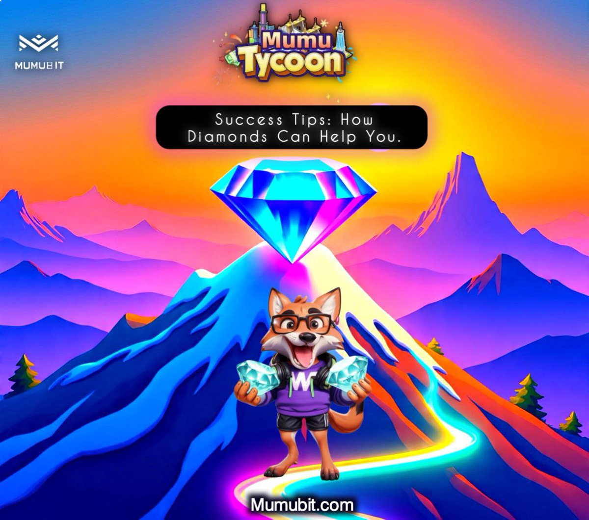 Want to unlock premium features and speed up progress?

Buying diamonds on Mumubit.com is fast, secure, and simple:

Log in or register on Mumubit
Go to the Mumu Tycoon section
Select your diamond package &amp; pay via crypto, card, or wallet.

As simple as that.

#GameFi
