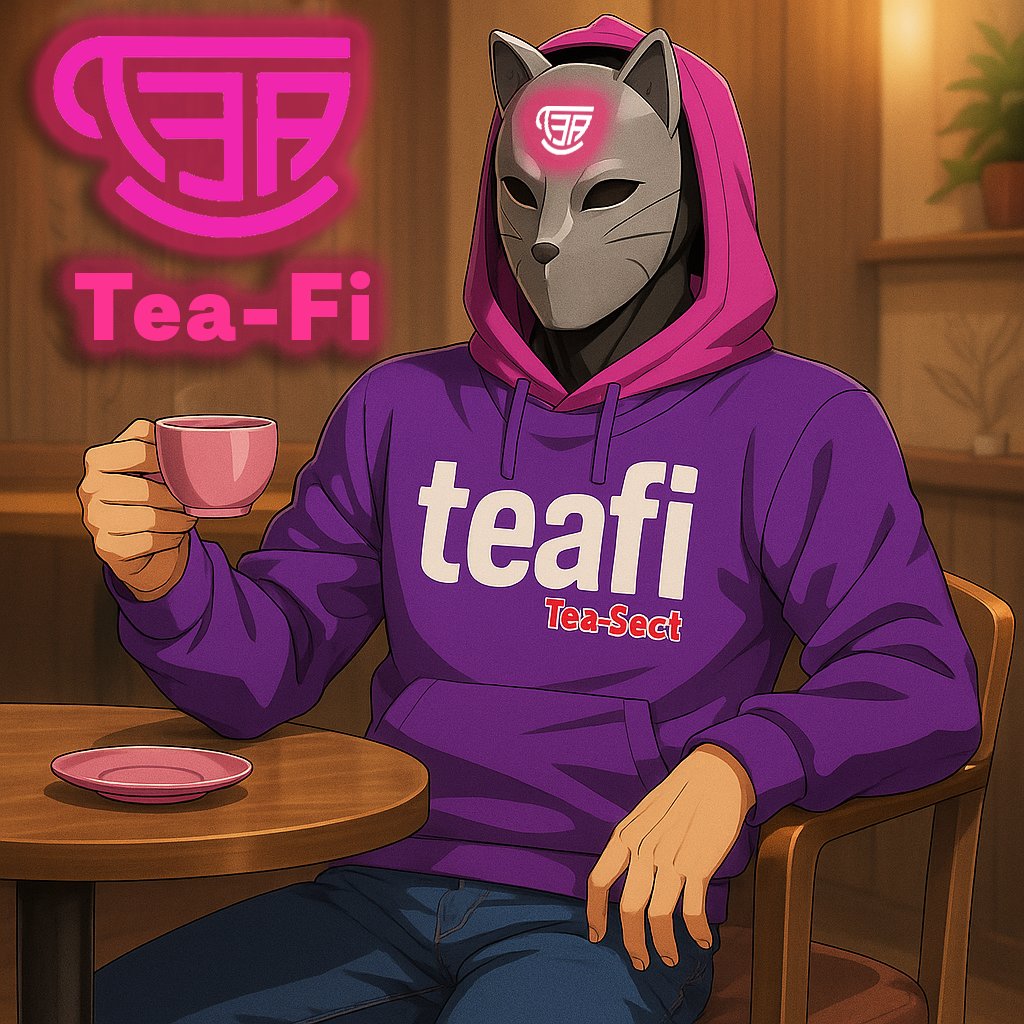 0xEquantish's tweet photo. Not just sipping $TEA, brewing the culture ๐ต๐
(I'm wearing new hoodie, it's Tea-Sect hoodie. The secret sect of @TeaFi_Official๐คซ)
#TeaFi #TeaSect #DeFi #TeaFiAmbassadorProgram https://t.co/sf2nZBtrHE