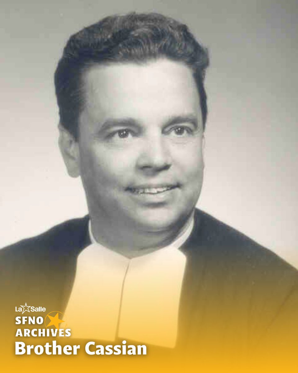 Br. Cassian was a #Lasallian Brother for 45 years, serving at 5 San Francisco District schools and apostolates. Although he enjoyed his work in education best, his final assignments were as District Director of Education, Auxiliary Visitor, and President of the Brothers' winery.