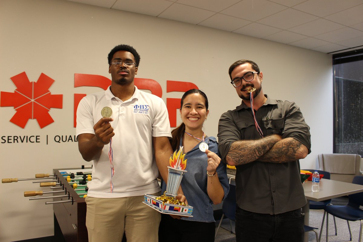 DBREngineering's tweet image. 🏅 Last week, we hosted DBR’s Office Olympics — what a boost of energy! Events like these show how fun work can be when we’re all in it together. Thanks to everyone who competed, cheered, or just enjoyed the vibes! 🥳
#DBR #MEPengineering #OfficeOlympics