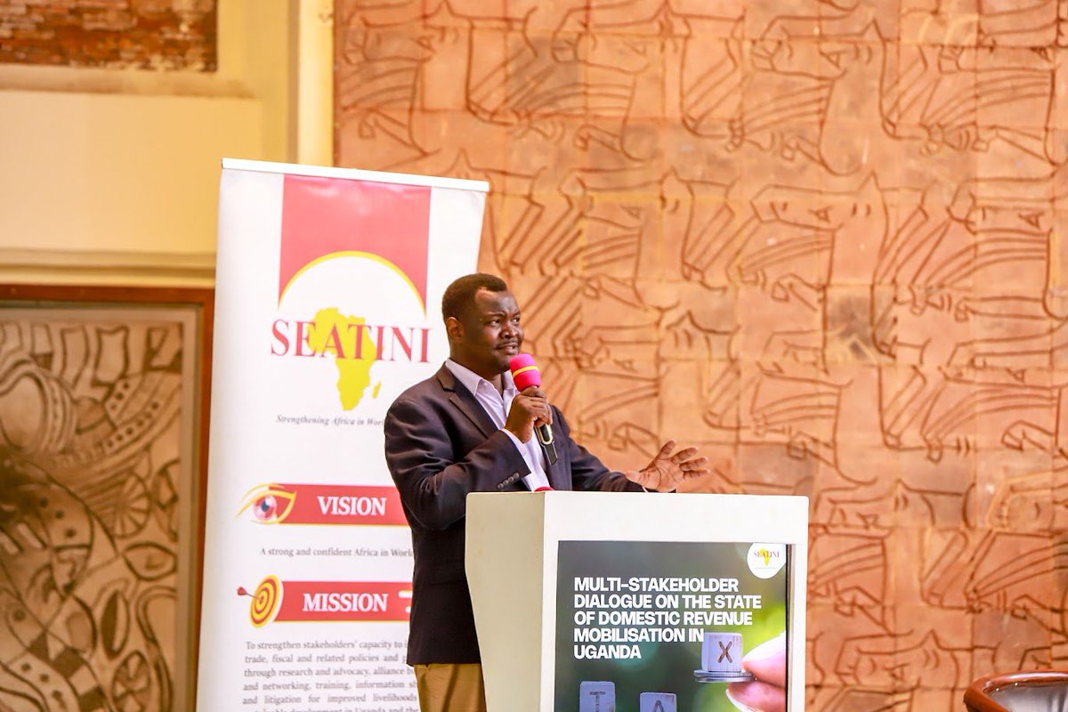 SEATINI UGANDA (@seatiniuganda) on Twitter photo Over 50% of the extractive sector is informal, which limits productivity, shrinks the tax base, and keeps many, especially women-led enterprises, outside the money economy. -Mr James Opito-<a href="/CSCOUg1/">CSCOUg</a> national coordinator
#TaxJusticeUG #DRMMattersUG
<a href="/OxfaminUganda/">Oxfam in Uganda</a> <a href="/SeatiniU/">Jane Nalunga, Executive Director @SEATINIUGANDA</a> Over 50% of the extractive sector is informal, which limits productivity, shrinks the tax base, and keeps many, especially women-led enterprises, outside the money economy. -Mr James Opito-<a href="/CSCOUg1/">CSCOUg</a> national coordinator
#TaxJusticeUG #DRMMattersUG
<a href="/OxfaminUganda/">Oxfam in Uganda</a> <a href="/SeatiniU/">Jane Nalunga, Executive Director @SEATINIUGANDA</a>