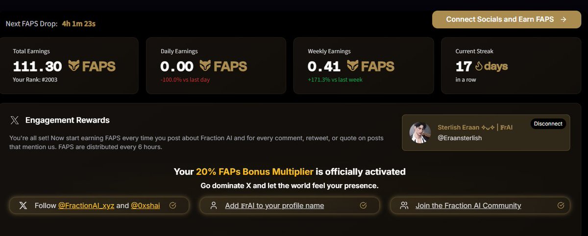 Eraansterlish's tweet photo. @FractionAI_xyz
Real ones know: 🎲
@FractionAI_xyz
isn’t noise — it’s *signal*. 🎲
$FRACTION rewards the loud, the early, the consistent.
FAPs stack.🎲
Momentum builds. 🎲
Future secured.🎲
#FractionAI #CryptoYappers #Web3AI #FAPHustle https://t.co/26xs7rKyaw