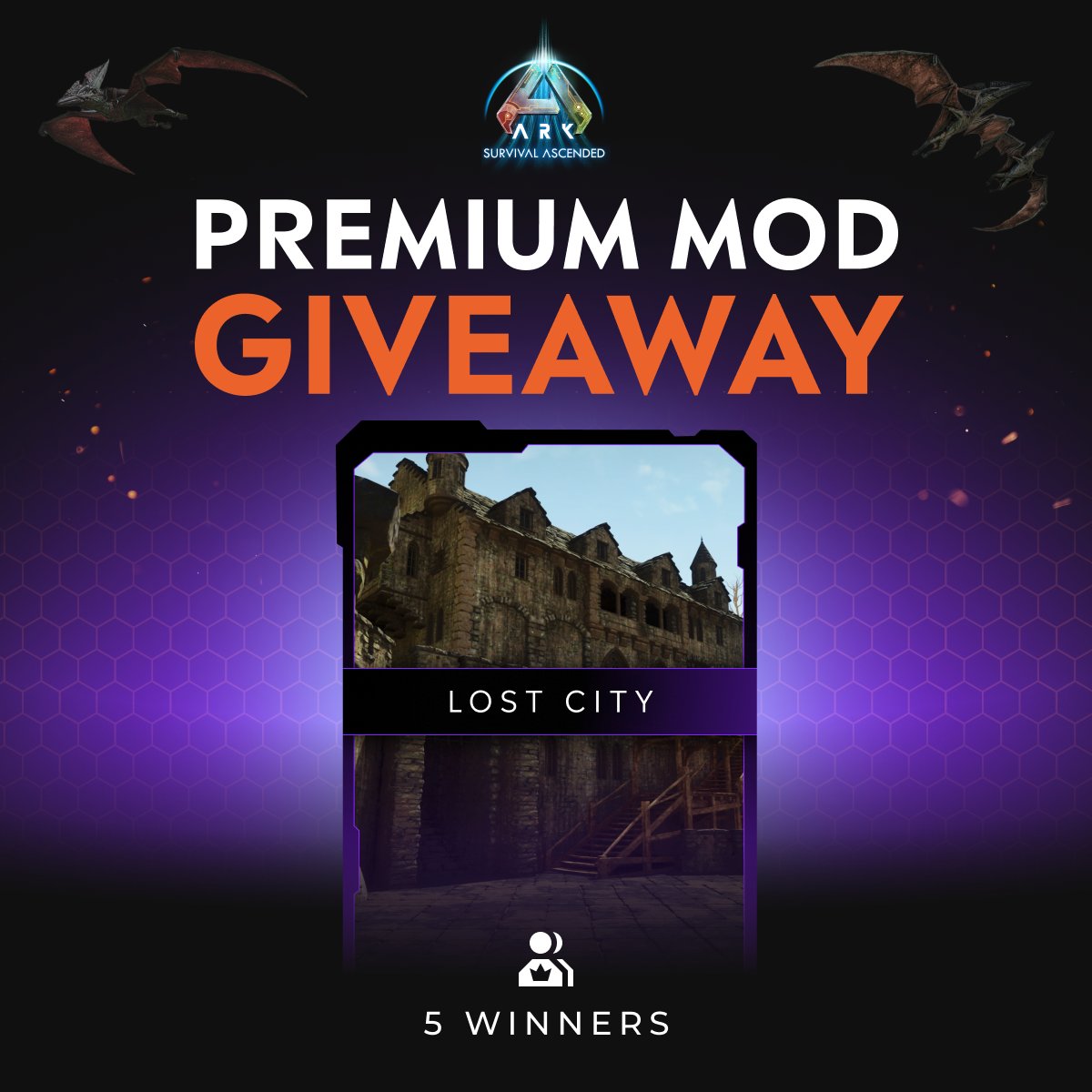 CurseForge's tweet image. ‼️GIVEAWAY TIME‼️

This is your chance to win one of five codes for the amazing new Lost City map!

To enter:
-Follow @CurseForge
-Retweet this post

And that's it! Giveaway ends on August 17th 🦖