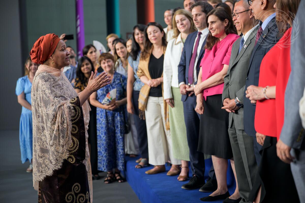 AminaJMohammed's tweet photo. From Sevilla to Addis, Doha to Belém — the world is acting on finance, food, justice, and climate.

Let’s keep the momentum and deliver on our common goals: the SDGs, for people and planet. https://t.co/bkGOa74Rl2
