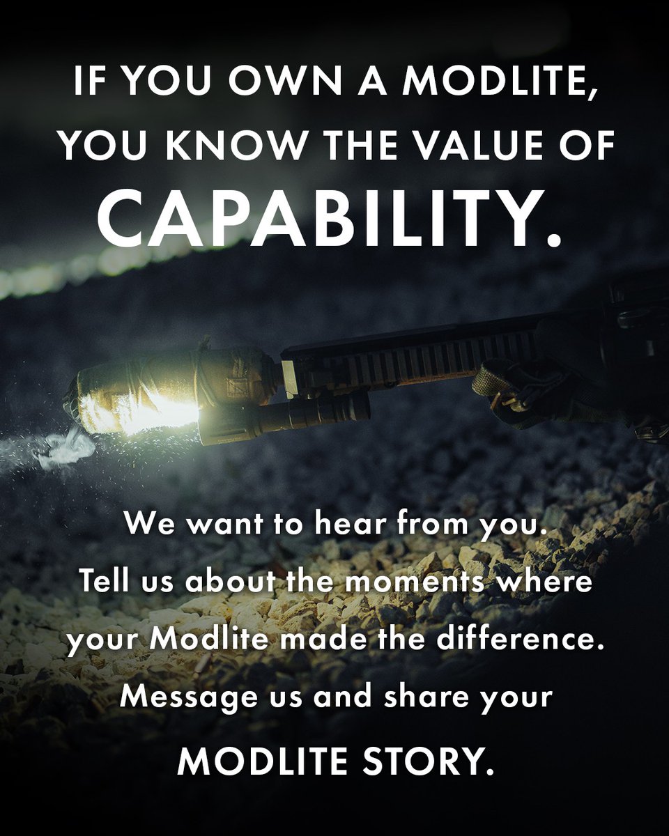 ModliteSystems's tweet image. We want to hear YOUR Stories. Tell us about the moments when your Modlite made the difference. Message us and share! #modlite #modularisbetter #noxon #takeonthenight