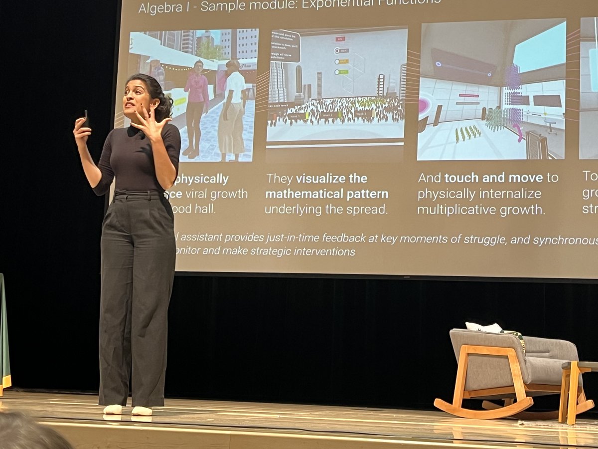 MCPS's tweet photo. 🎙 The Superintendent’s A&amp;S Meeting is buzzing with inspiration from two powerhouses: Anurupa Ganguly (@aganguly26) revolutionizing K-16 STEM learning, and Colin Kaepernick (@Kaepernick7) driving change and championing justice.

#MCPSFutureReady #MCPSSLA https://t.co/CoazKr6lLg
