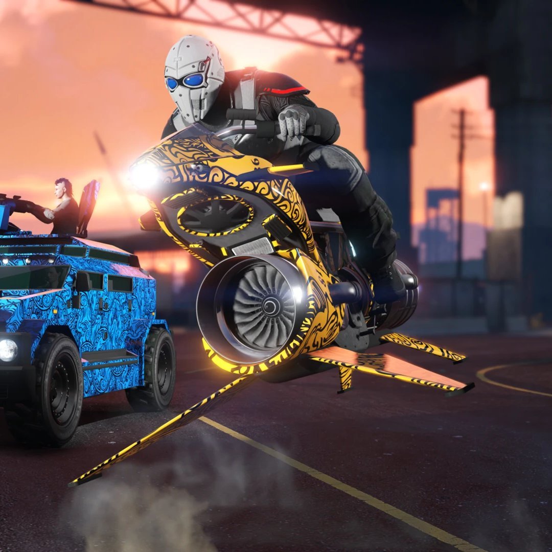 GTAonlineNews's tweet photo. 📅 Today marks 7 years since the Oppressor MK II released in GTA Online. https://t.co/4a2nsbPy5T