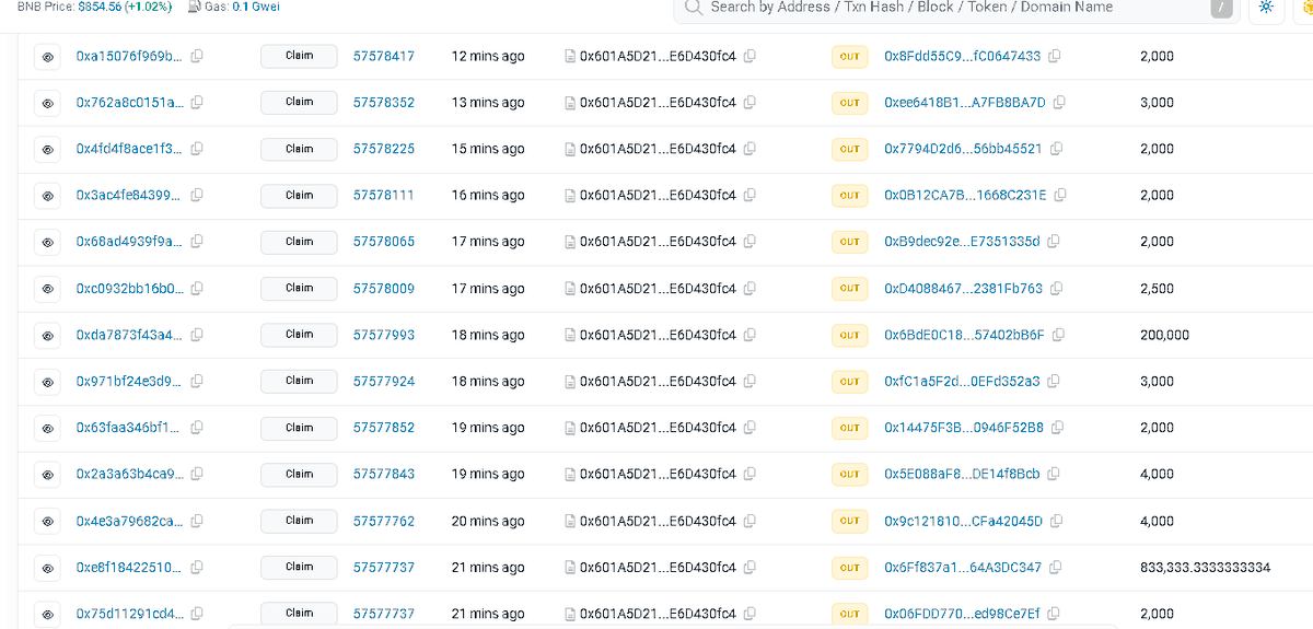 acetrading28's tweet photo. @cherrytgbot THEY CLAIMING THEIR OWN AIRDROP look at this address: 0x601A5D21B9B553cEF3b7D2b9d75F1d7E6D430fc4 https://t.co/jowznnjVx2
