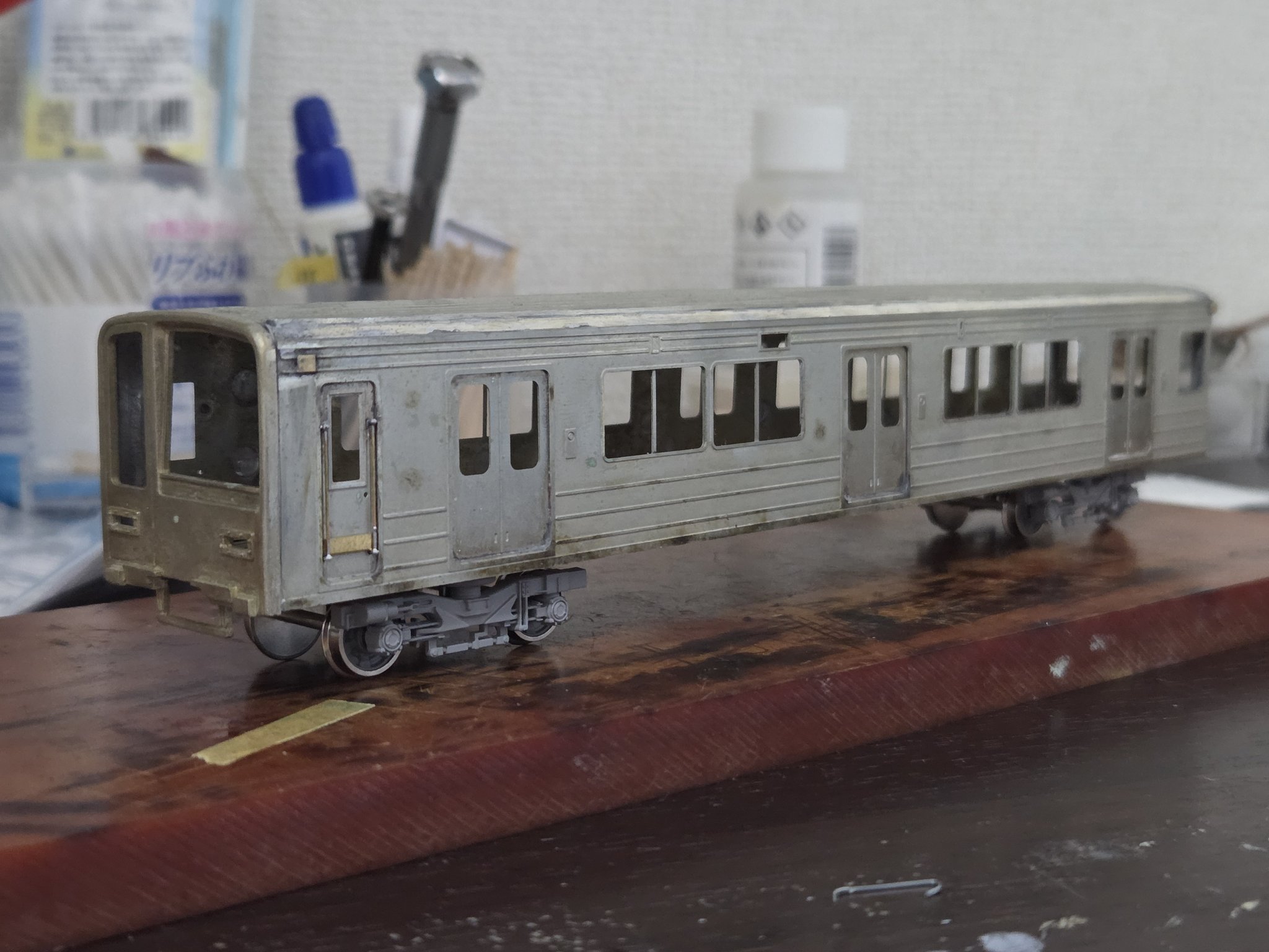 日光モデル台車　Adachi 台車　カツミ台車 16番(HO) DT80 台車 (ピボット軸受) (1両分) (鉄道模型