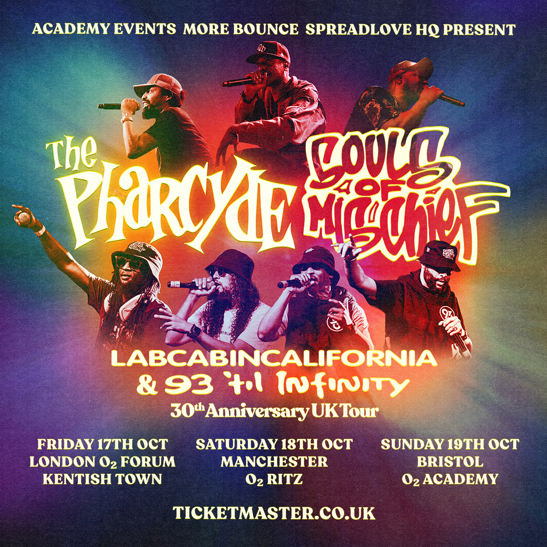gigseekr (@gigseekr) on Twitter photo Hip-hop legends <a href="/thepharcyde/">the pharcyde</a> and <a href="/SOMHIERO/">SOULS OF MISCHIEF</a> are joining forces for a co-headline tour of the UK!
Tickets for shows in London, Manchester and Bristol have just gone on sale:
gigseekr.com/tour/6ih Hip-hop legends <a href="/thepharcyde/">the pharcyde</a> and <a href="/SOMHIERO/">SOULS OF MISCHIEF</a> are joining forces for a co-headline tour of the UK!
Tickets for shows in London, Manchester and Bristol have just gone on sale:
gigseekr.com/tour/6ih