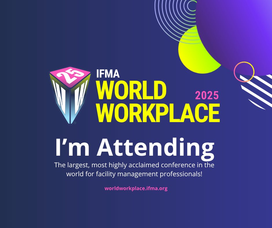 I’m excited to attend #WorldWorkplace in Minneapolis! Join me at the largest conference for #facility management professionals. I try to make it every year to ensure I'm gathering that just in time knowledge regarding new #FM trends and to learn more from the innovators.
