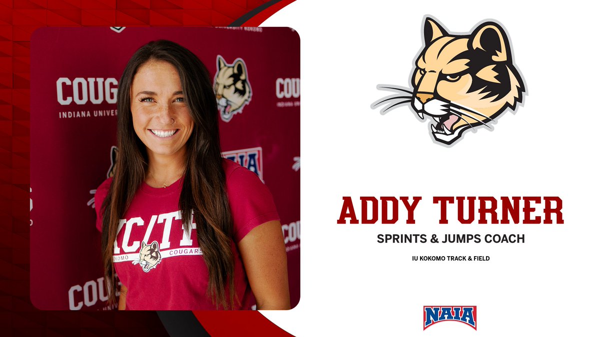 IU Kokomo Athletics (@iukathletics) on Twitter photo Addy Turner Named Assistant Track and Field Coach.
📰 bit.ly/4loLRcj
#RollCougs x <a href="/IUKXCTF/">IU Kokomo Cross Country & Track</a> Addy Turner Named Assistant Track and Field Coach.
📰 bit.ly/4loLRcj
#RollCougs x <a href="/IUKXCTF/">IU Kokomo Cross Country & Track</a>