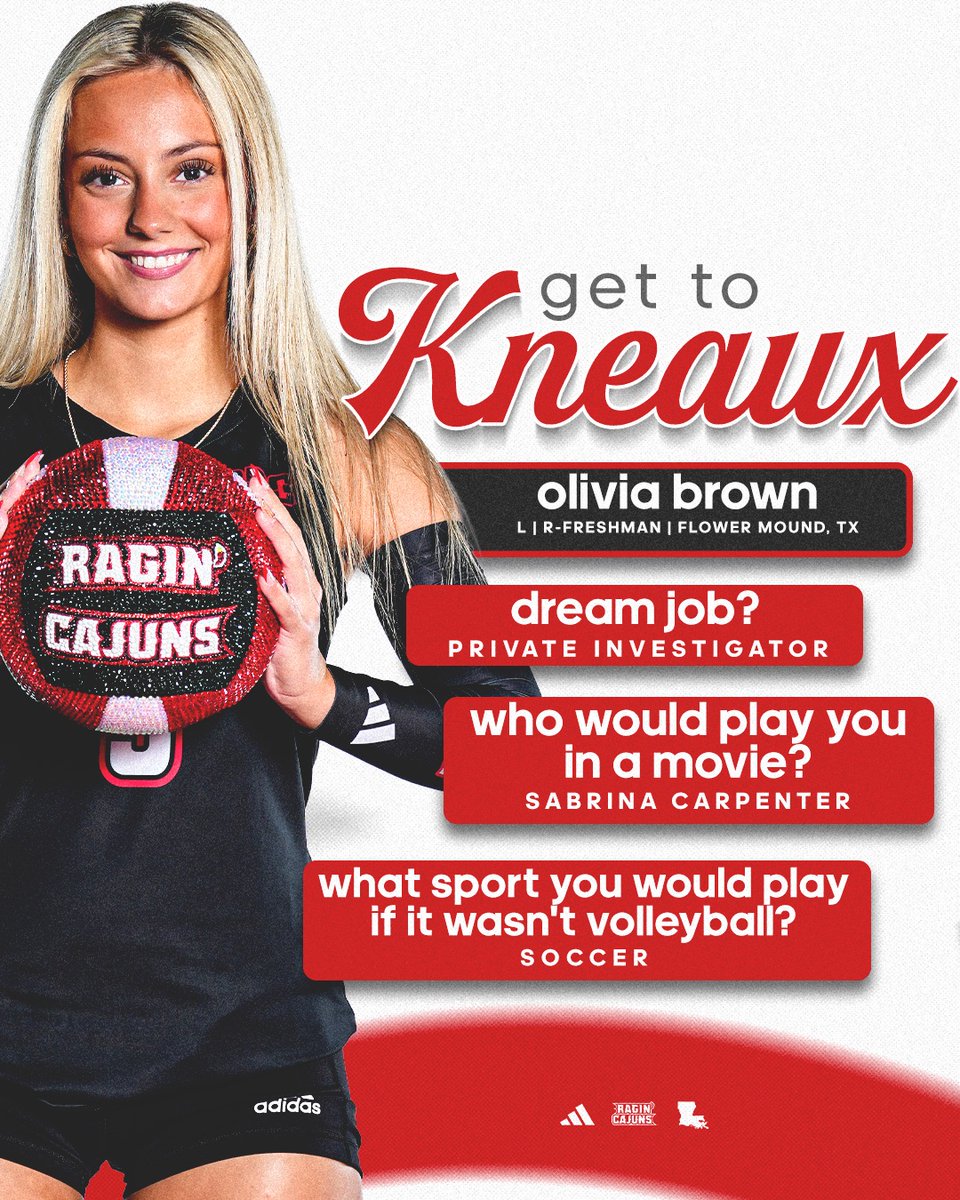 👥 Meet the Crew
    📂 → 𝗢𝗹𝗶𝘃𝗶𝗮 𝗕𝗿𝗼𝘄𝗻 🤟

#GeauxCajuns