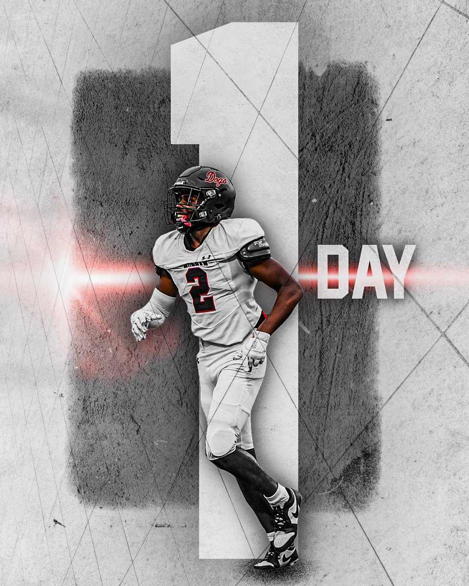 1 day until the Dogs are back on the field!

<a href="/MorganCounty_FB/">Morgan County Football</a> at <a href="/Screaming_Devil/">Warren County Screaming Devils Football</a> 

Plenty of recruits on display from both teams! 

🔴⚫️
